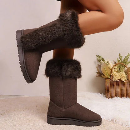 Bellanica - Plush faux fur boots