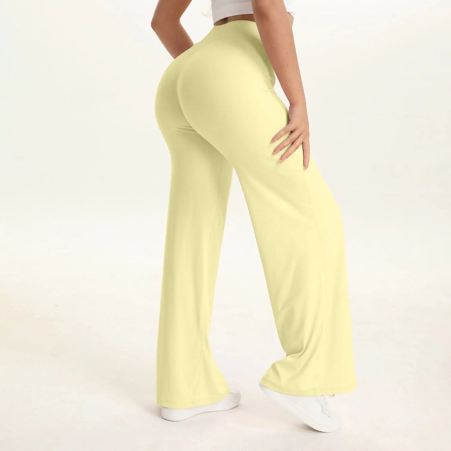 Mid-waist soft yoga gym leggings - Bellanica