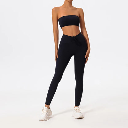 Bellanica - Women’s strapless workout bra set