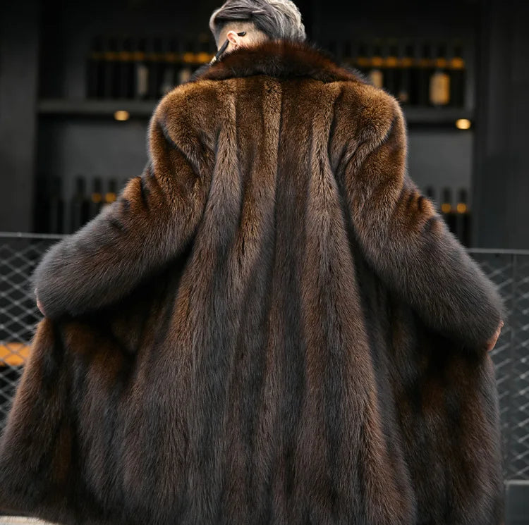 Bellanica - Men’s Long Faux-Fur Coat