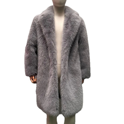 Bellanica - Men's Faux Fur Overcoat