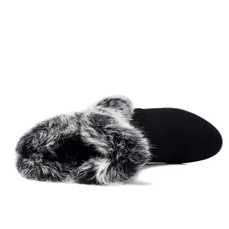 Bellanica - Furry wedge winter boots