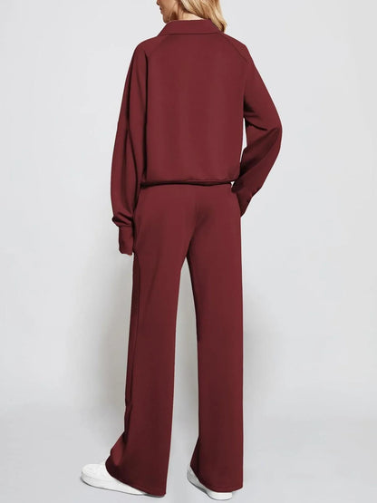 Bellanica - Women's 2-Piece Zipper Sweat Set