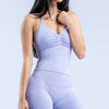 Strappy Open-Back Sports Bra Tank