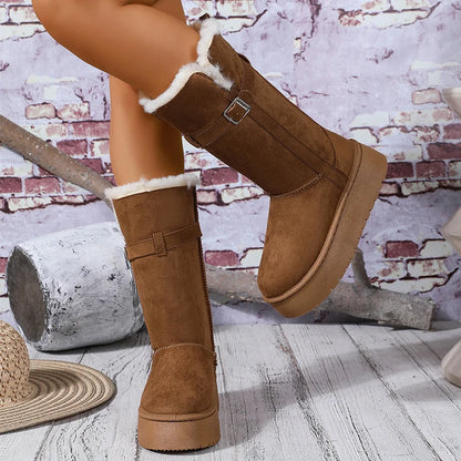 Bellanica - Plush chunky winter boots