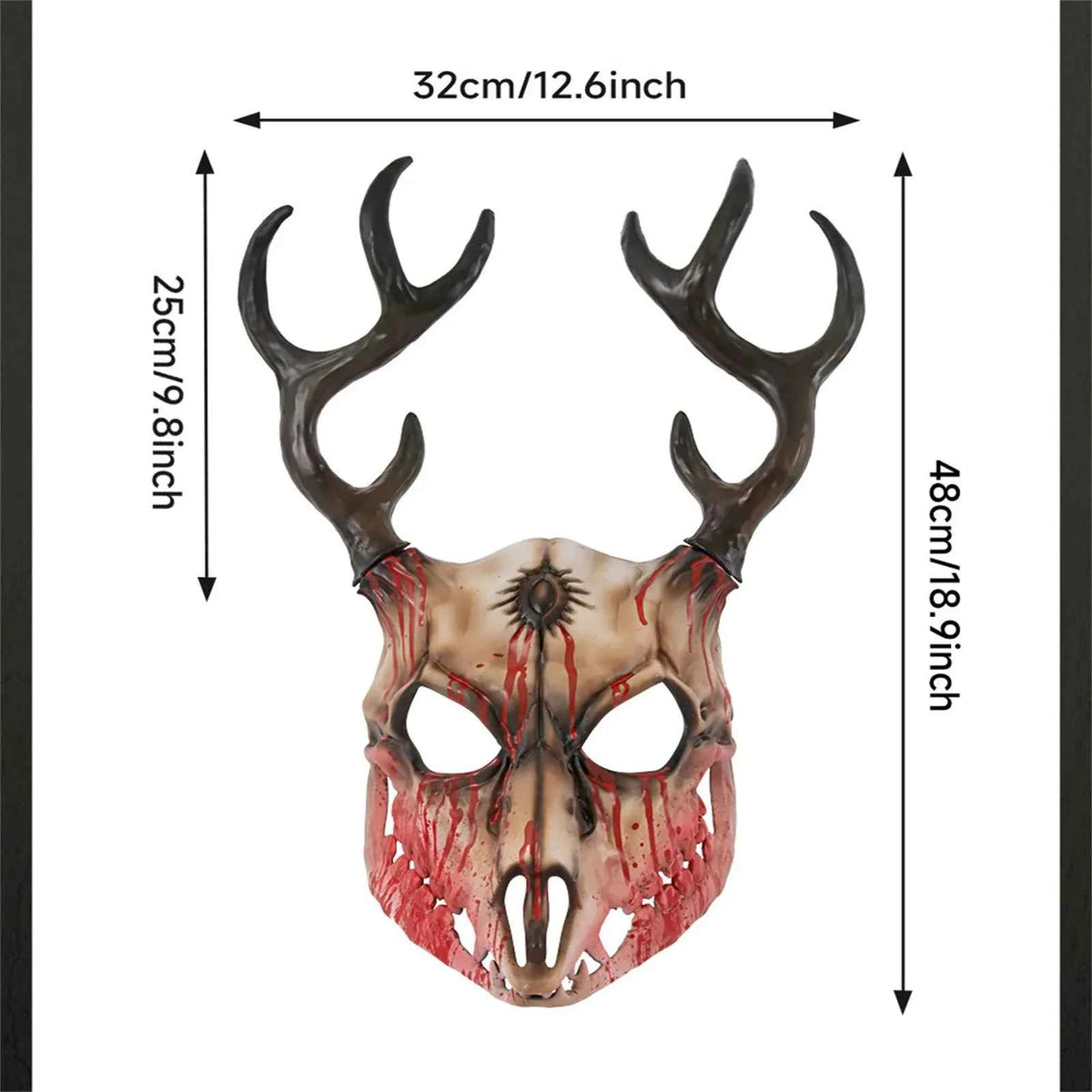 Antler Animal Mask for Cosplay & Halloween