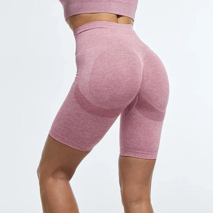 Bellanica - High-waist butt-lift yoga shorts