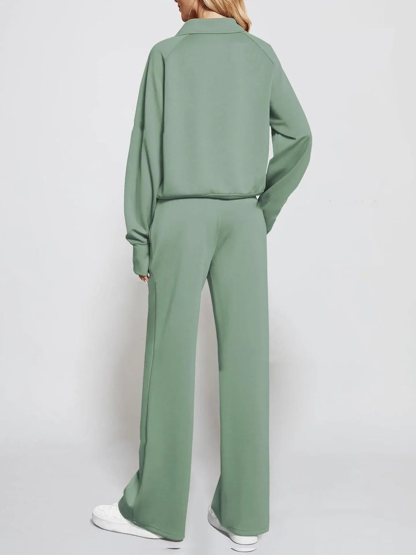 Bellanica - Women's 2-Piece Zipper Sweat Set