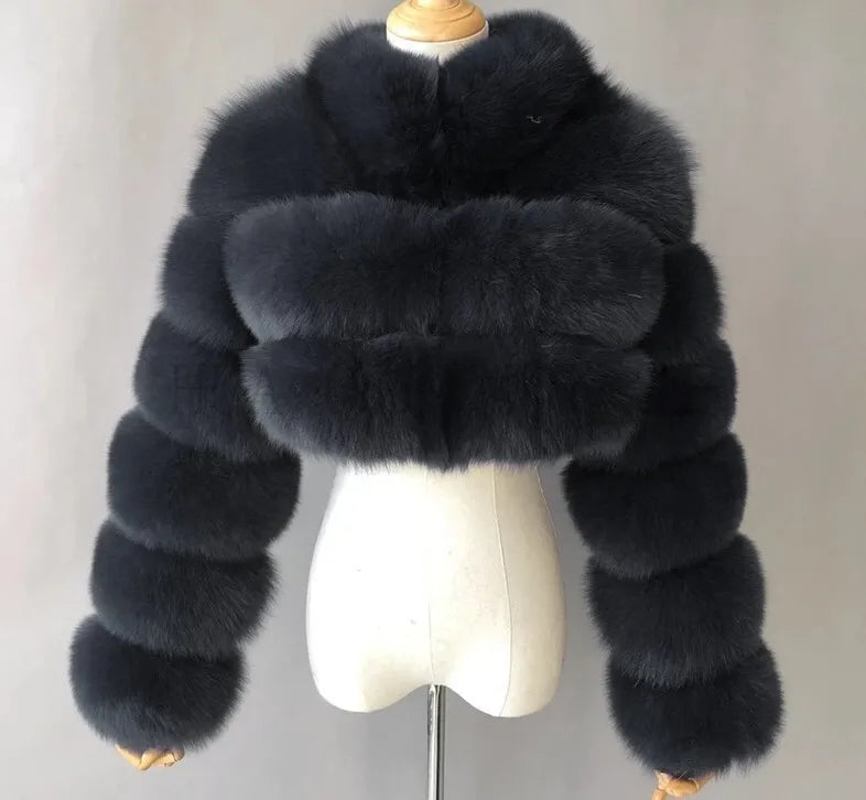 Bellanica - Women’s Short Faux-Fur Jacket