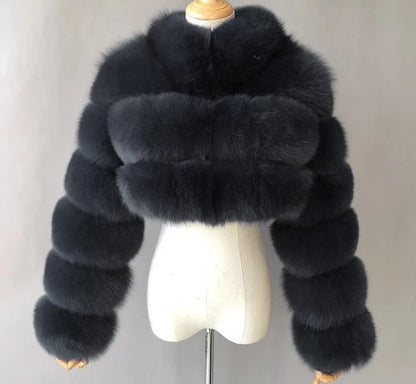 Bellanica - Women’s Short Faux-Fur Jacket
