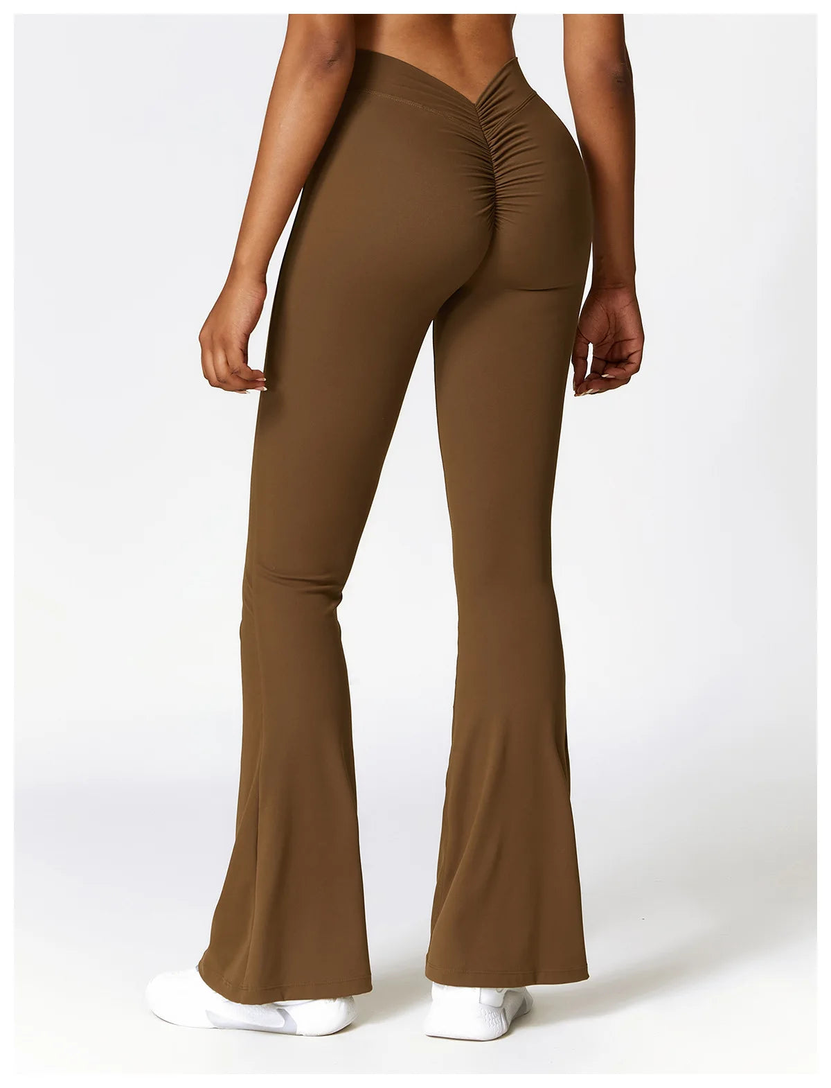 Bellanica - V-Waist Flare Leg Yoga Pants