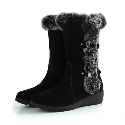 Bellanica - Fur mid-calf boots