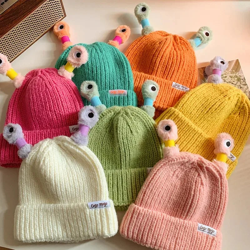 Bellanica - Cute luminous warm knitted ear hat