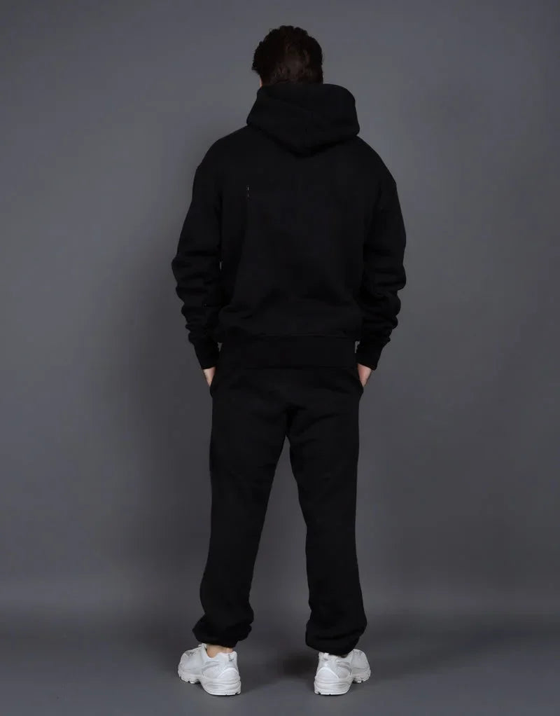 Bellanica - Fleece-Lined Thick Hooded Sweatshirt Set