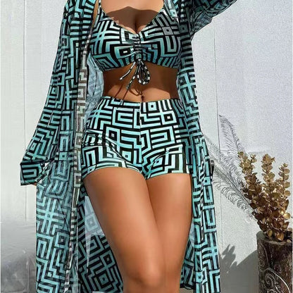 Bellanica - Vela 3-Piece Blue Bikini Set