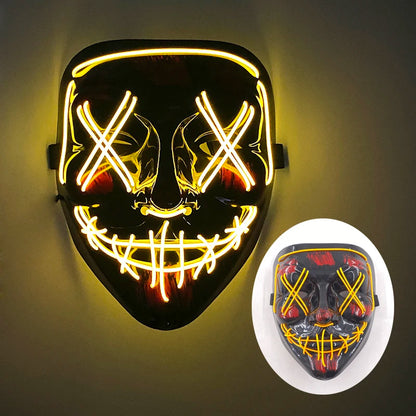 Bellanica - Glowing LED Purge Mask Headgear