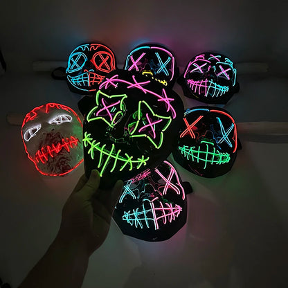 Bellanica - Glowing LED Purge Mask Headgear