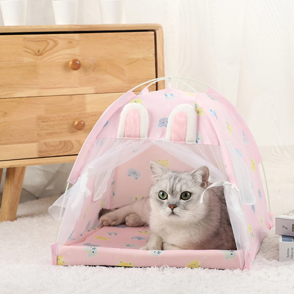 Bellanica - Cat Tent Bed & Accessories Set