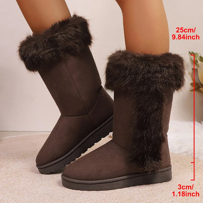 Bellanica - Plush faux fur boots