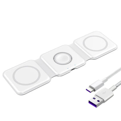 Bellanica -  Magnetic Wireless Charger 3-in-1 Magsafe
