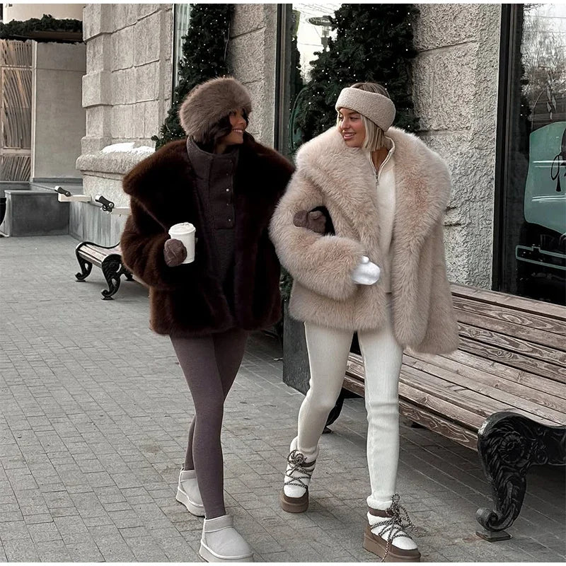 Bellanica - Autumn Winter Luxury Lady Outwears