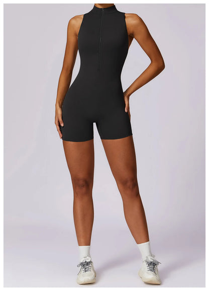 Bellanica - Seamless One-Piece Workout Jumpsuit Set