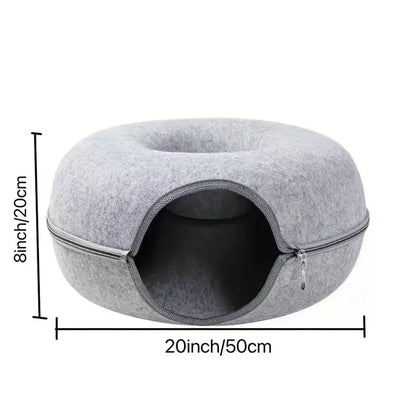 Bellanica - Detachable Felt Cat Tunnel Bed