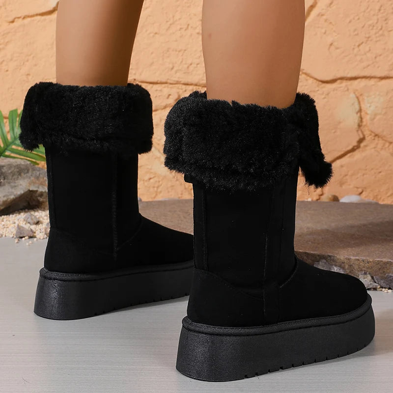 Bellanica - Plush chunky winter boots