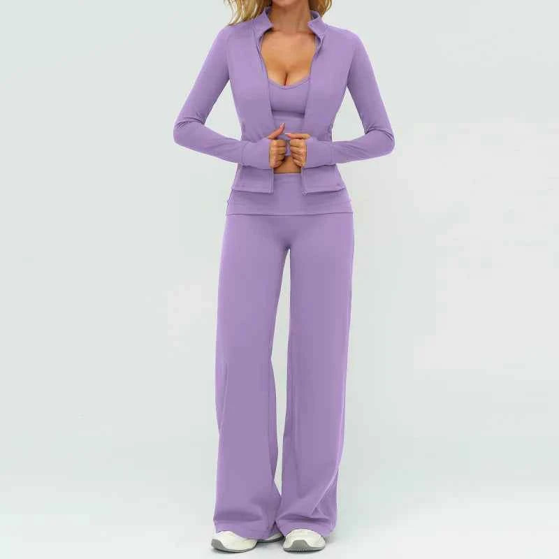Womens Casual Yoga Tracksuit Set