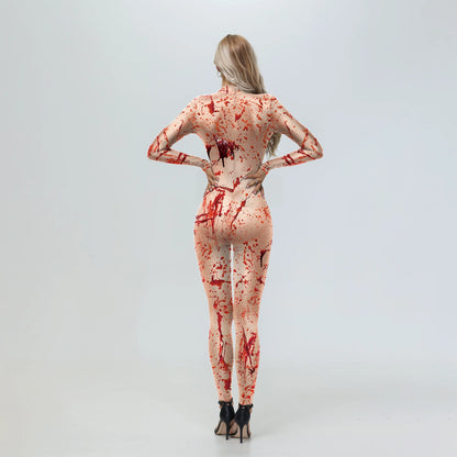 Bellanica - Bloody Zombie Bodysuit Halloween Costume