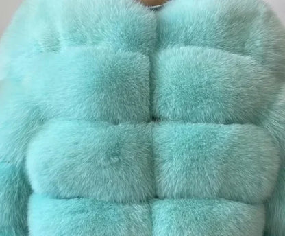 Bellanica - Faux Fur Women Coats Solid