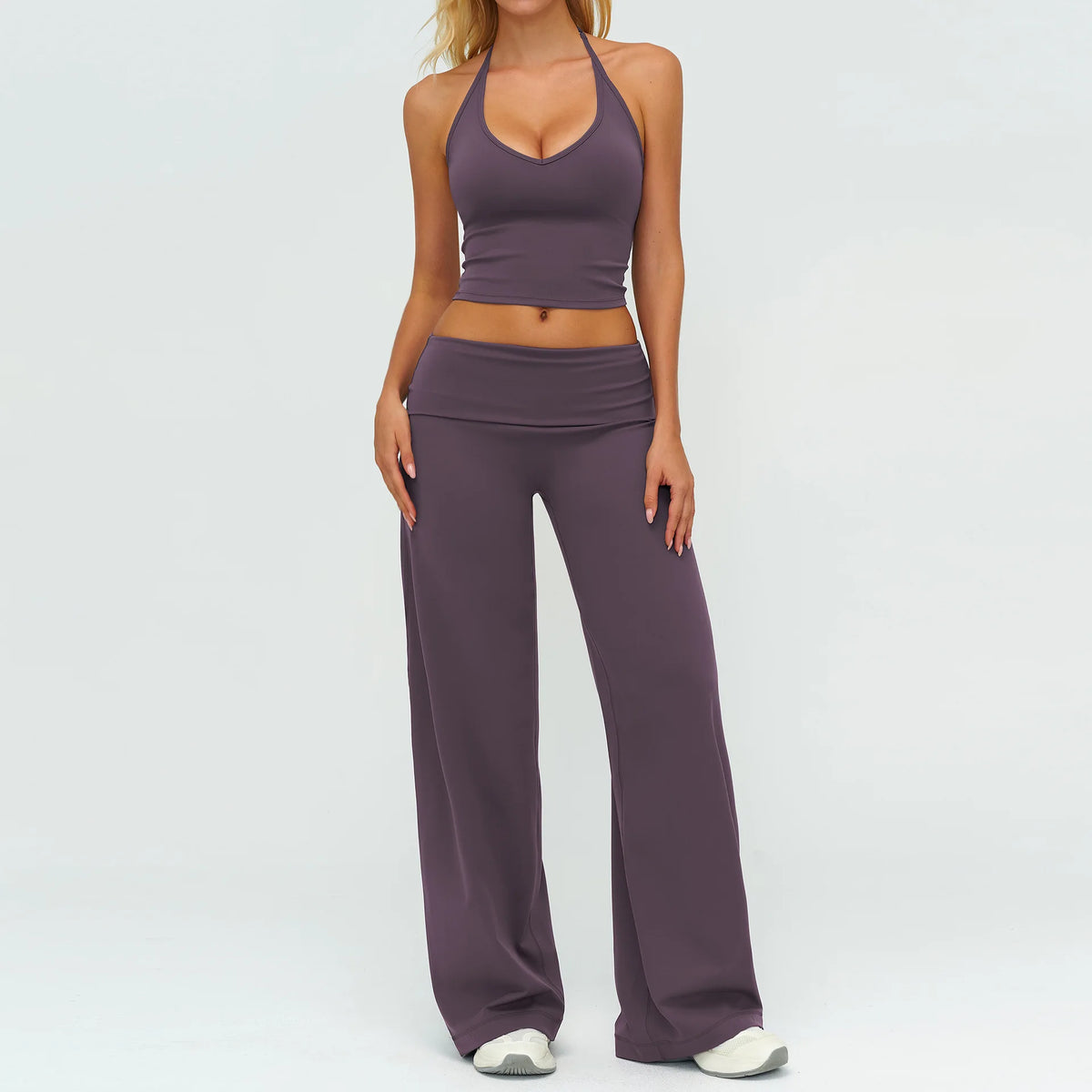 Womens Casual Yoga Tracksuit Set - Bellanica