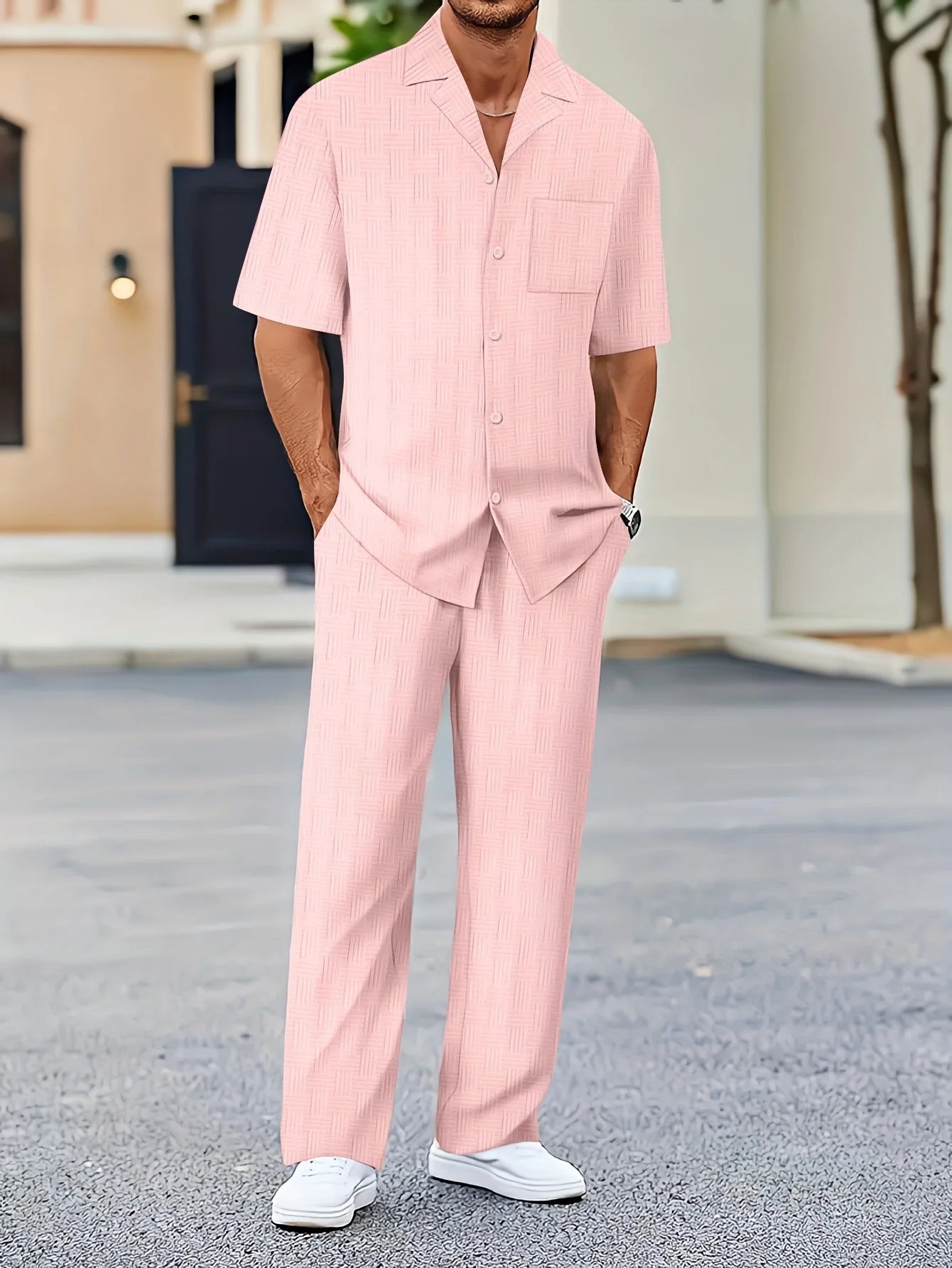 Bellanica - Men's Summer Jacquard Shirt & Pants