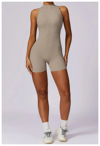 Bellanica - Seamless One-Piece Workout Jumpsuit Set
