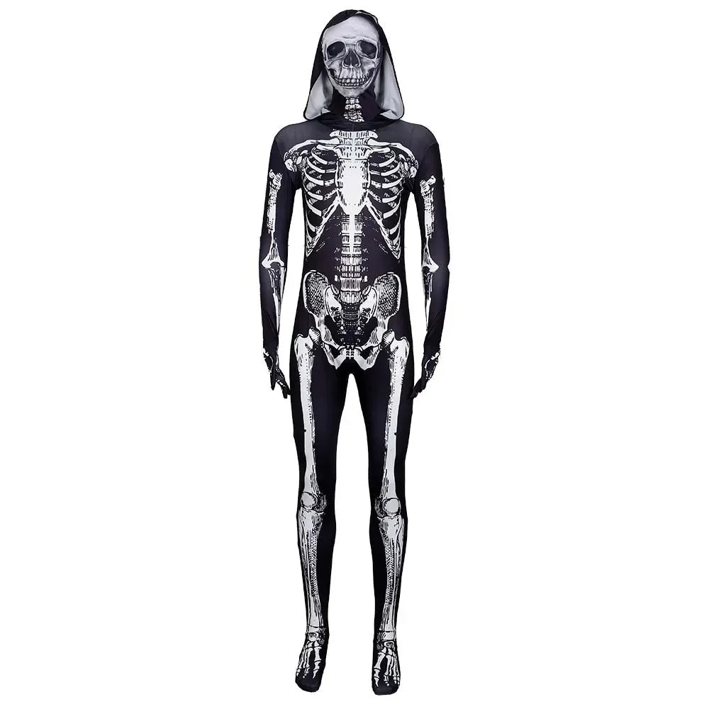 Bellanica - Skeleton Jumpsuit Costume for Halloween
