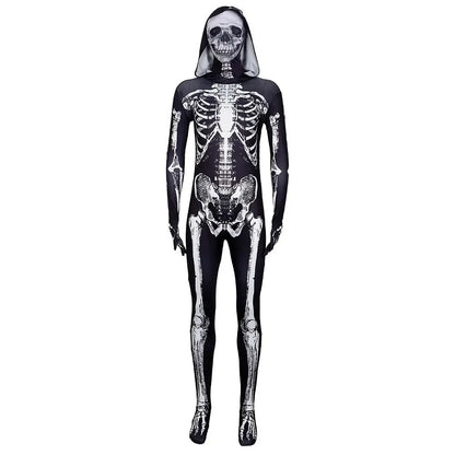Bellanica - Skeleton Jumpsuit Costume for Halloween