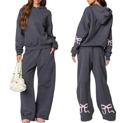 Bellanica - Y2K Bow Hoodie & Pants Set