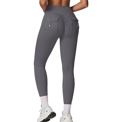 Bellanica - Women Wide-Leg Stretch Yoga Pants with Back Pockets