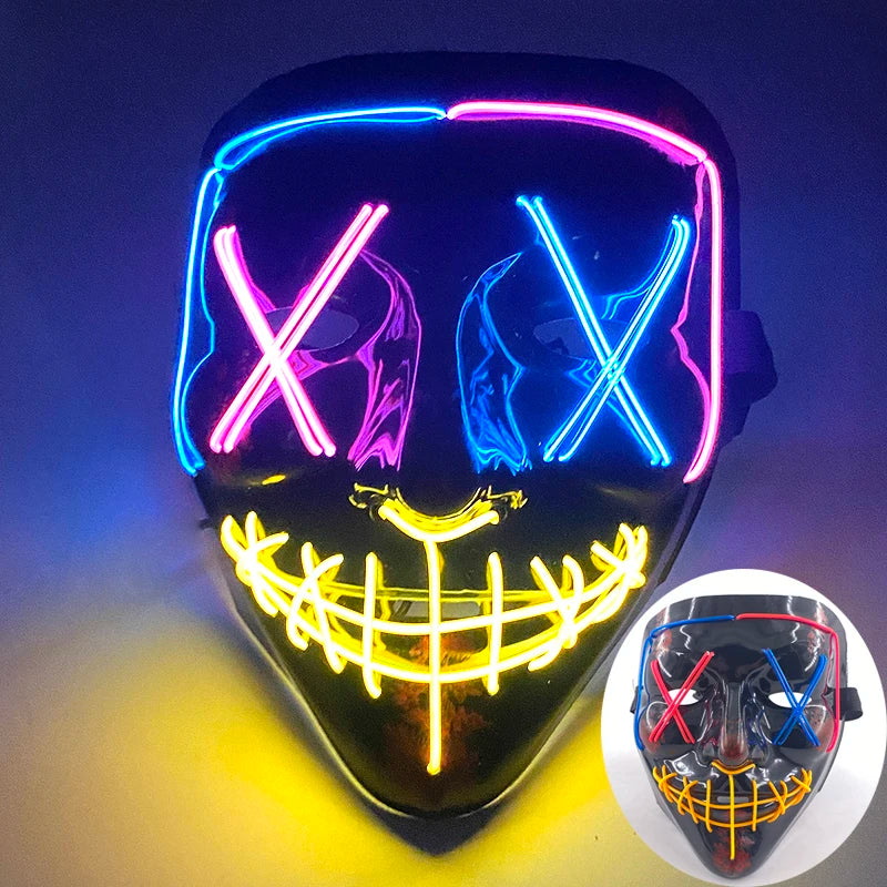 Bellanica - Glowing LED Purge Mask Headgear
