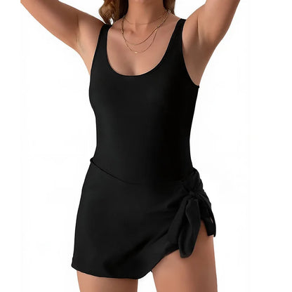 Bellanica - Printed Tummy Control Swim Dress