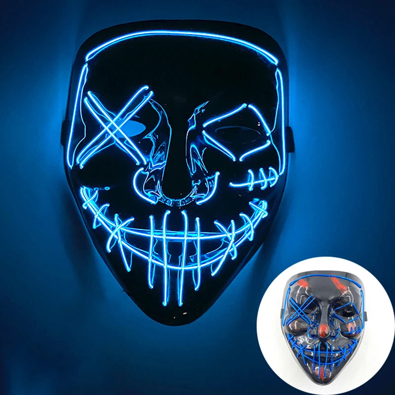 Bellanica - Glowing LED Purge Mask Headgear