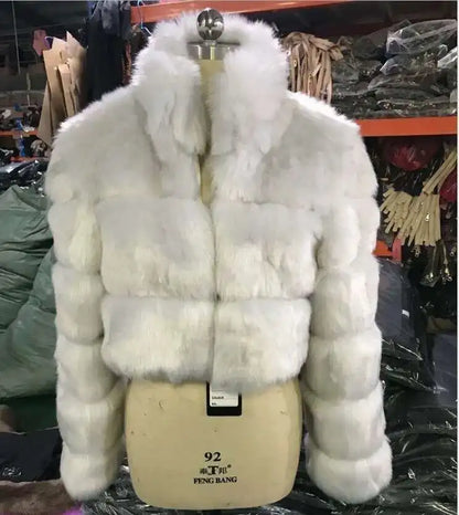 Bellanica - Women’s Short Faux-Fur Jacket