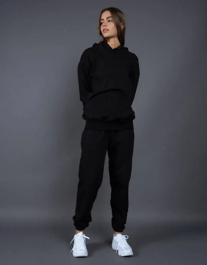 Bellanica - Fleece-Lined Thick Hooded Sweatshirt Set