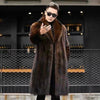 Men's Long Faux-Fur Coat