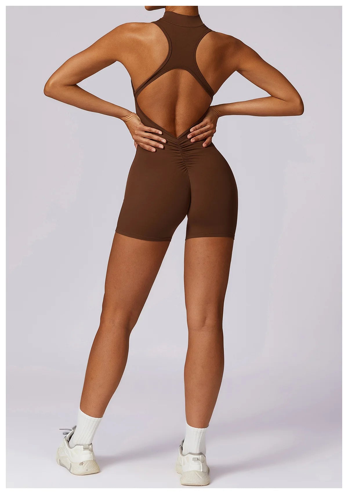 Bellanica - Seamless One-Piece Workout Jumpsuit Set