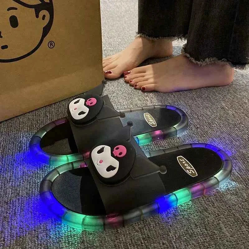 Glow-in-the-Dark Cartoon Slippers