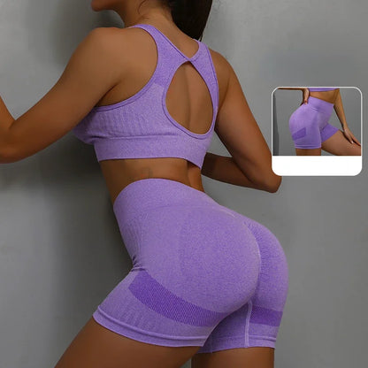 Bellanica - Women’s yoga workout shorts set
