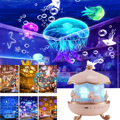Fantasy Light 3-Color Rechargeable Projection Lamp
