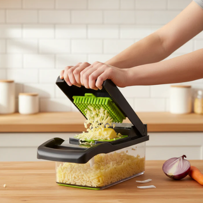 Bellanica - 14-in-1 Stainless Steel Vegetable Chopper & Dicer