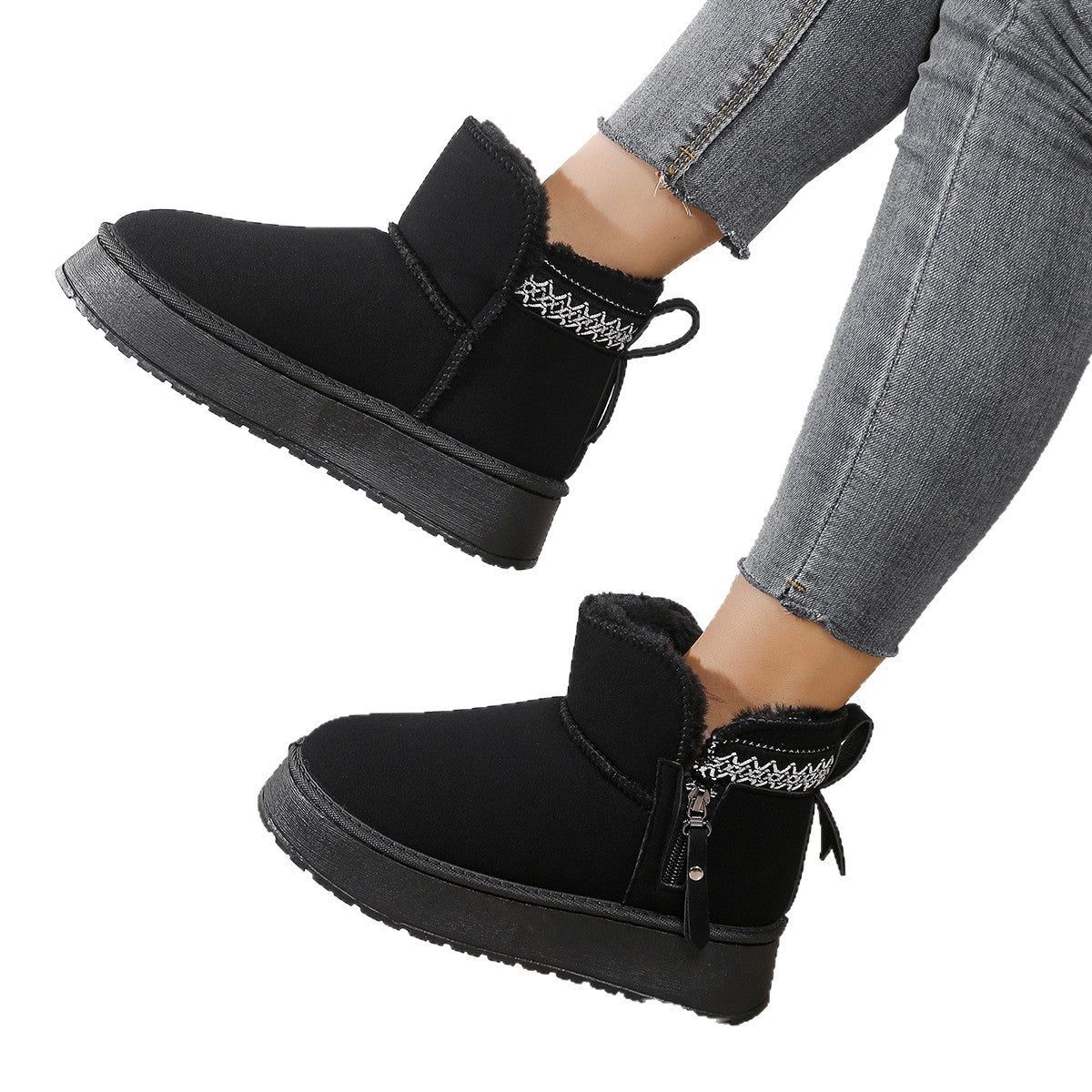 Bellanica - Zipper Platform Winter Boots
